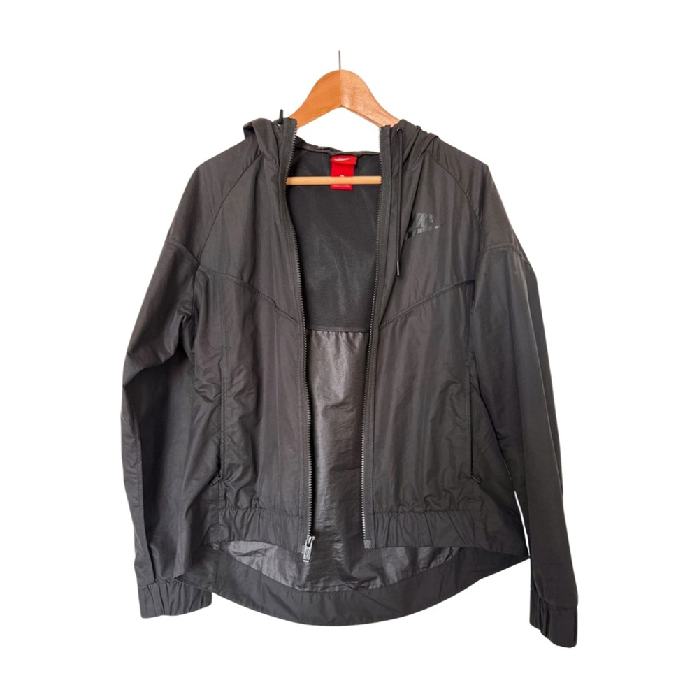 Women's NIKE Black Hooded Jacket